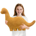 Andywoo Dino Chicken Plush Nuggets Pillow for Funny Birthday Gifts, Cute Funny Stuffed Animal Toy for Boy and Girl, Dinosaur Gif