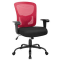 Big and Tall Office Chair 400lbs Desk Chair Mesh Computer Chair with Lumbar Support Wide Seat Adjust Arms Rolling Swivel High Ba
