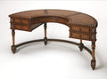 Butler Specialty Connoisseurs Leather Top Demilune Writing Desk