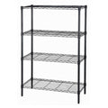 SoSo-BanTian1989 Metal Standing Shelf Units, 36 W x 14 D x 59 H Storage Shelves, Adjustable Steel Wire Shelving Rack (4-Tiers, B