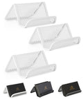 Mr. Pen- Metal Mesh Business Card Holders, 3 Pack, White, Metal Business Card Holder for Desk, Business Card Stand