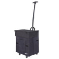 dbest products Smart Cart Rolling Multipurpose Collapsible Basket Scrapbooking Blackout