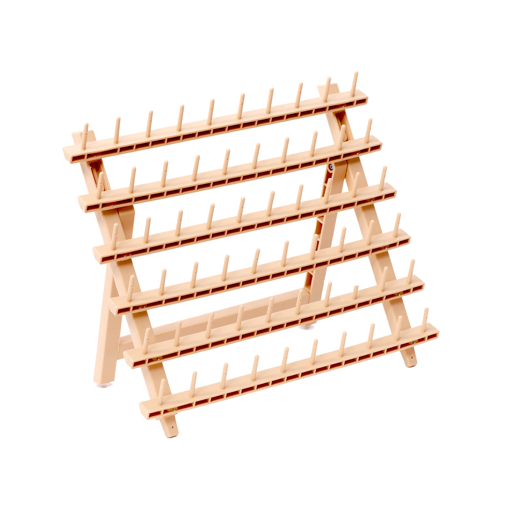 Laflare Braid Rack 60 Spools, PP Braiding Hair Stand, Thread Rack, Sewing Organizer, Quilting, Embroidery - Versatile Extension 