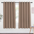 NICETOWN Blackout Curtain Drape for Bedroom - Grommet Noise Reducing Thermal Insulated Solid Room Darkening Window Treatment for
