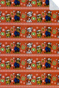 Nickelodeon Paw Patrol Holiday Treat Kids Sherpa Blanket, Reversible Oversized Throw