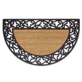 Nedia Home 18022 Rubber Coir Doormat Acanthus, Plain - 22 x 36