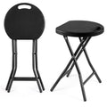 5Rcom Folding Stool, 2 Pack Portable Stool Chairs with Handle, Collapsible Stool for Adults with Heavy Duty Steel Frame Legs, 50