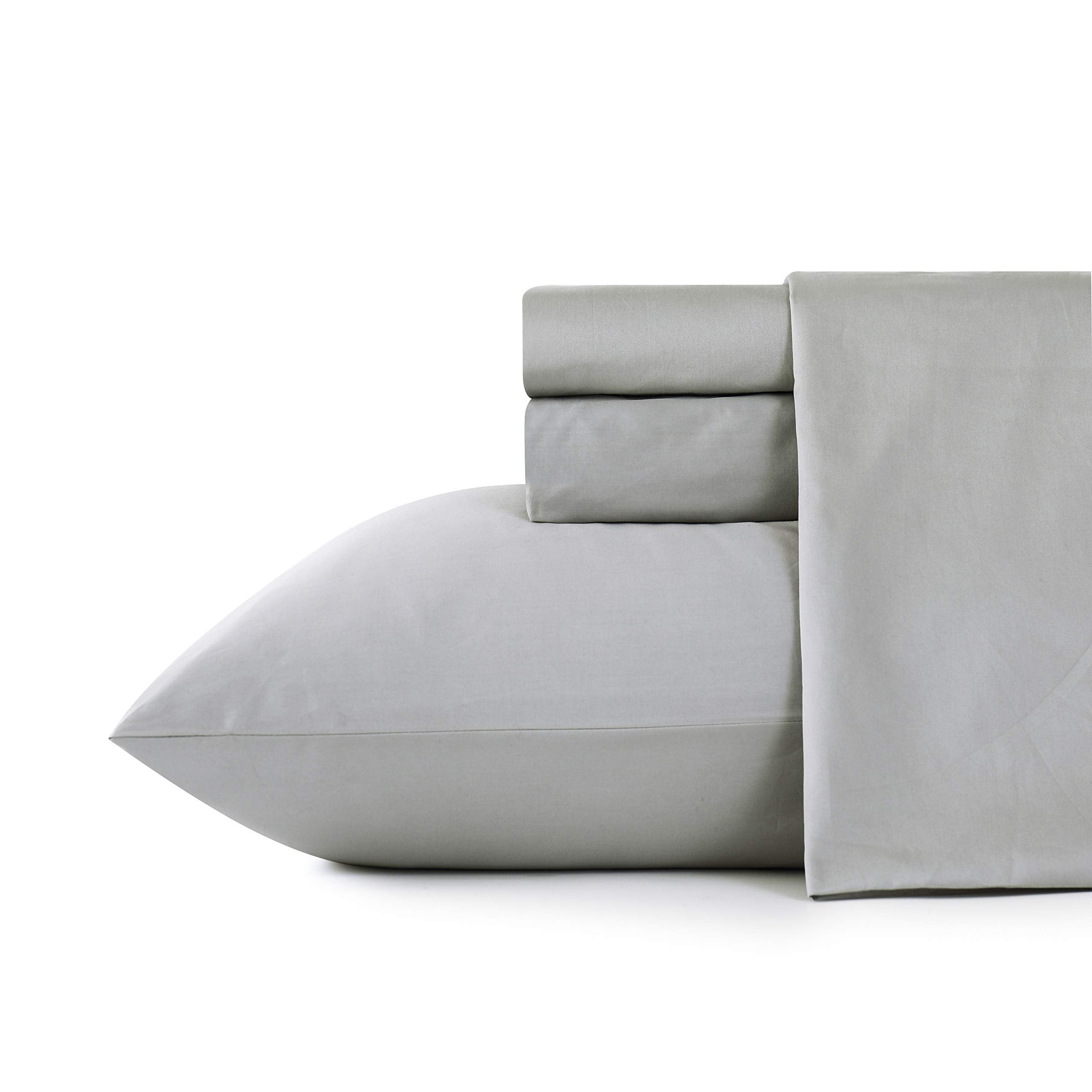 Shunjie.Home 100% Egyptian Cotton Bed Sheets Queen Size Set 4 Pcs,Cooling 600 TC,Breathable Soft & Silky Sateen Weave Fits Mattr