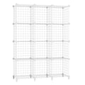 AWTATOS Wire Cube Storage Organizer, Closet Organizers and Storage, Metal 12 Cube Storage Shelves Bookshelf, Portable Closet Clo
