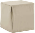 Crosley Furniture Patio Furniture Covers, Waterproof Outdoor Side Table Cover for Backyard, Deck, Tan
