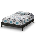 South Shore Step One Platform Bed, Queen, Gray Oak