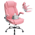 400lbs Executive Office Chair with Flip Up Armrests,Big and Tall Computer Office Chair for Heavy People,Heavy Duty Ergonomic Com