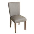 HomePop Parsons Classic Upholstered Accent Dining Chair, Single Pack, Gray