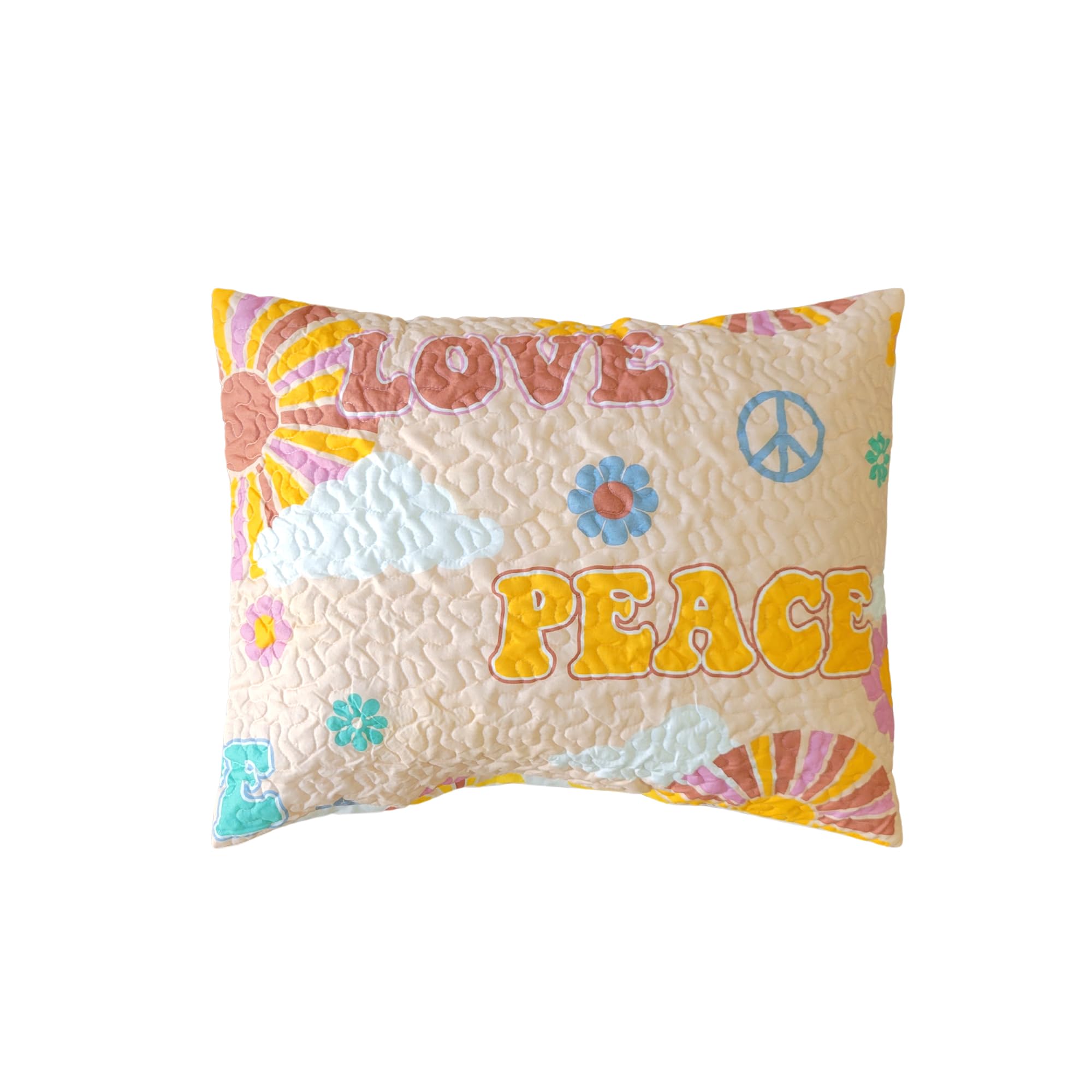Greenland Home Fashions Heirloom Stitches Quilted Pillow Sham Collection, Decorative Pillow Cover, Standard, Cassidy
