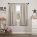 VHC Brands Hatteras Curtain, Panel Set 63x36, Blue
