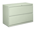 HON 892LQ 800 Series 42 by 19-1/4-Inch 2-Drawer Lateral File, Light Gray