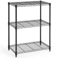 CAPHAUS 3/4/5-Tier Adjustable Height Wire Shelving Unit, Wire Rack Shelving, Metal Steel Storage Shelves, Garage Shelving Storag