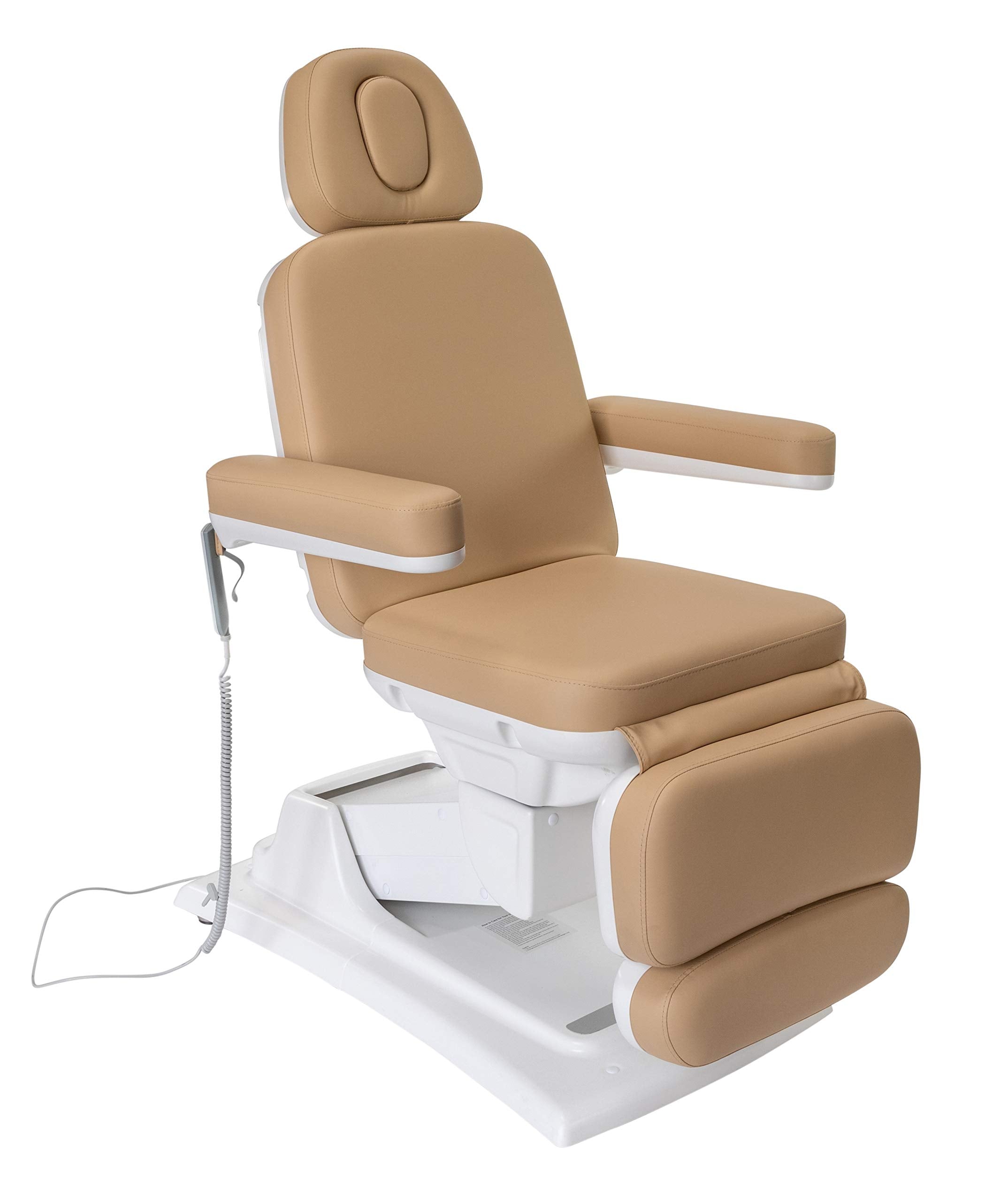 Sibella Medical Spa Exam Chair and Treatment Bed - Beige | 4 Motors | Fully Hand Remote Controlled | 2 Year Warranty | Ideal for