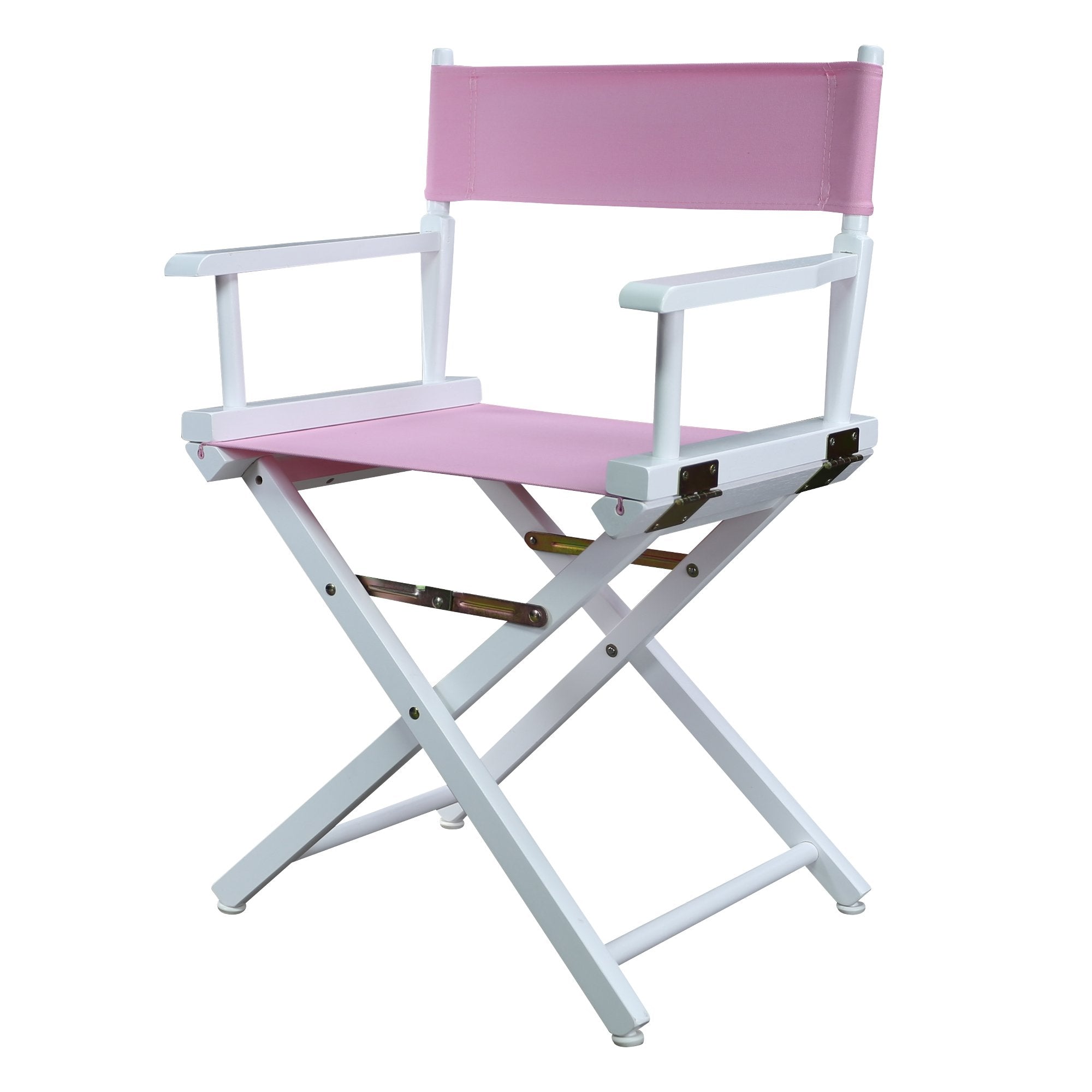 Casual Home 200-01/021-22 Director Chair 18 - Classic Height WhiteFrame/Pink Canvas
