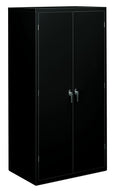 HON Assembled Storage Cabinet, 36w x 24.25d x 71.75h, Black