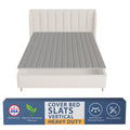 Greaton, 0.75-Inch Heavy Duty Vertical Wooden Bunkie Board/Bed Slats, Full, Grey