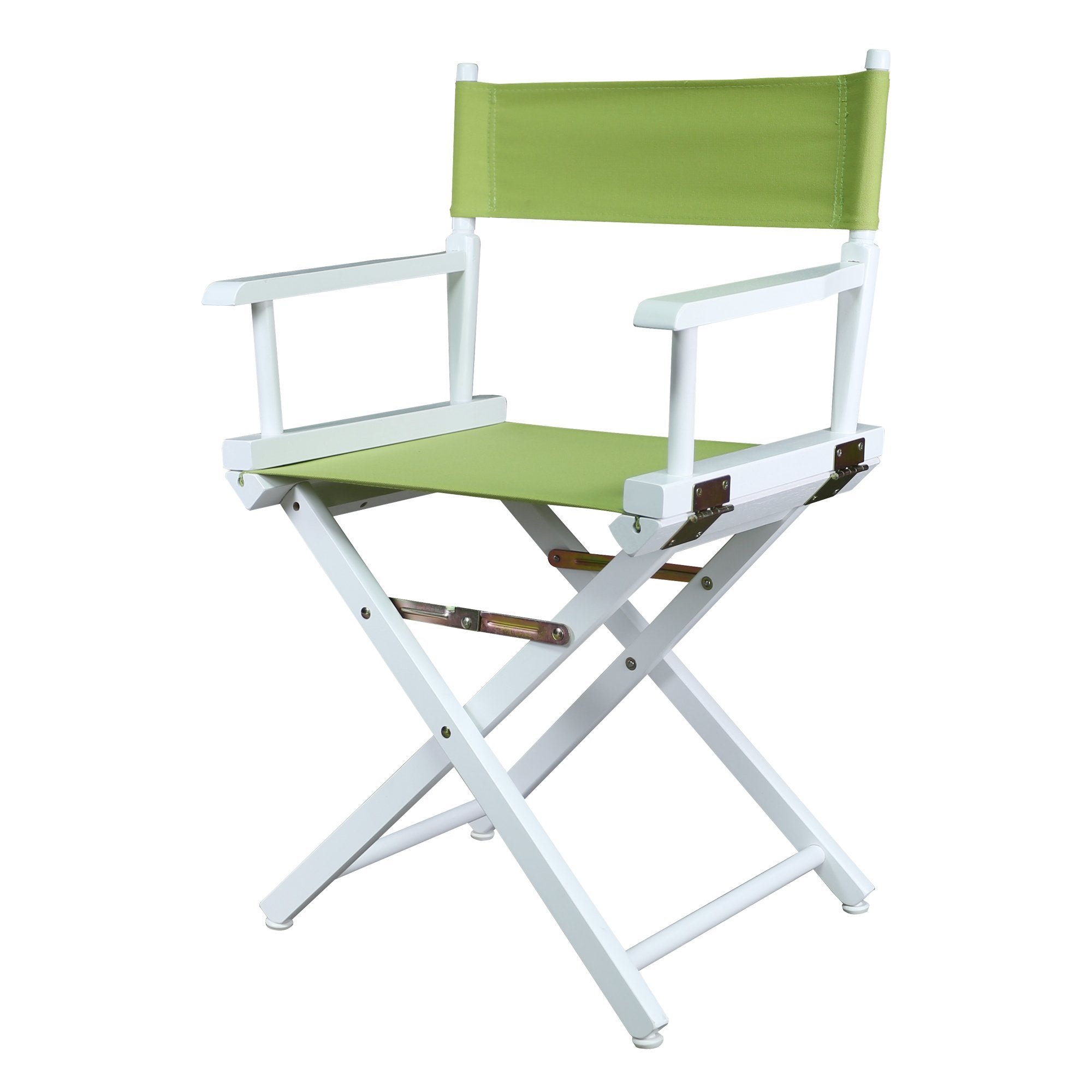 Casual Home 200-01/021-72 Directors Chair Canvas 18 - Classic Height WhiteFrame/Lime Green