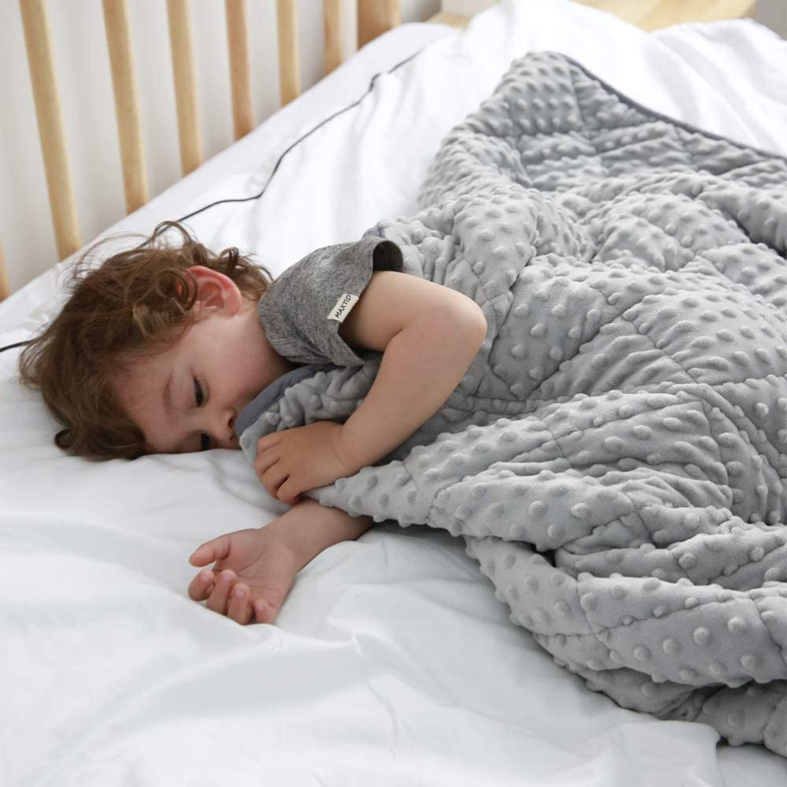 MAXTID Weighted Blanket for Kids 5lbs 36x48 Cotton Kids Blanket for Boys & Girls Weighted Throw Blanket Children Bedding Gifts f