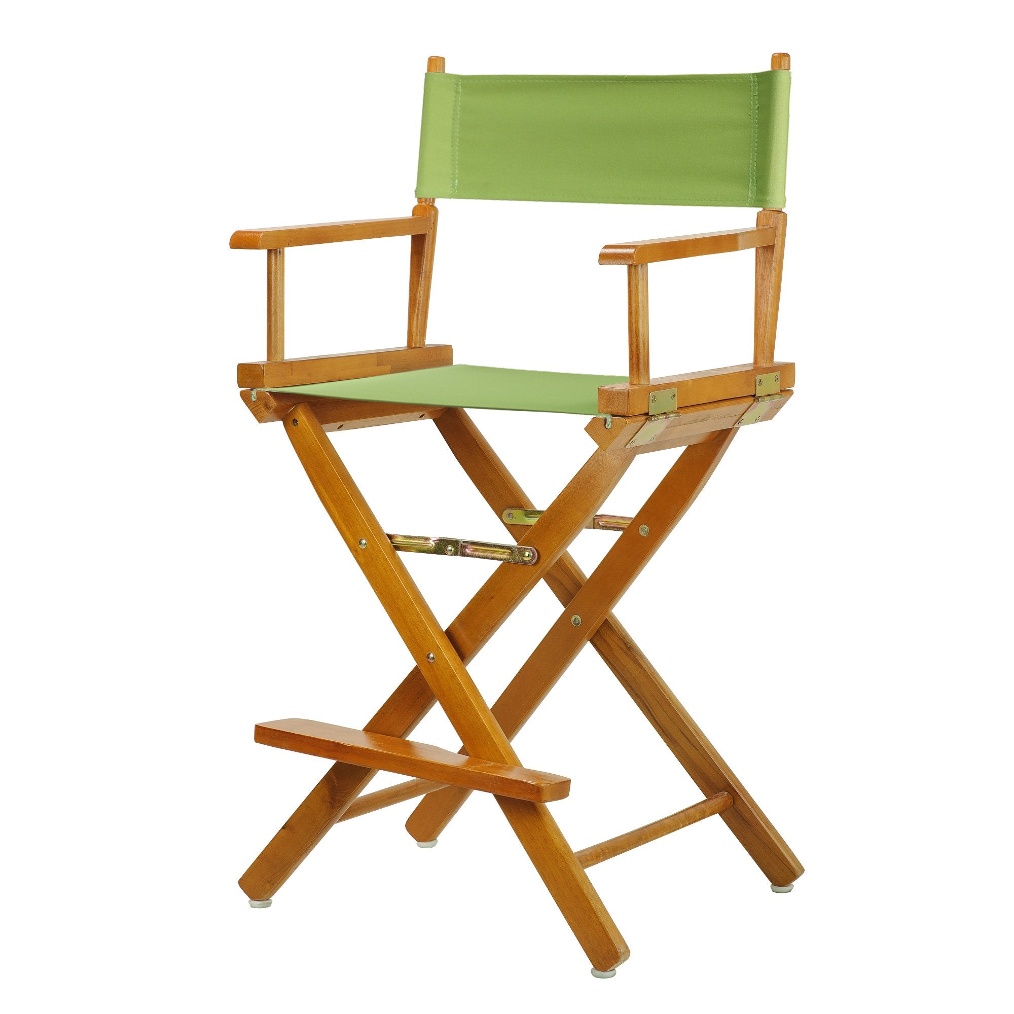 Casual Home 220-05/021-72 Director Chair 24 - Counter Height Honey OakFrame/Lime Green Canvas