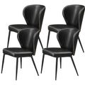 VASAGLE EKHO Collection - Dining Chairs Set of 4, Upholstered Kitchen Chairs, Comfortable Seat, Synthetic Leather with Stitching
