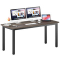 DlandHome Computer Desk Home Office Table Writing Desk Study Table Gaming Desk Worstation (63 inch, Walnut)