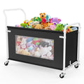 KEEGH Extra Large Toy Box for Kids with 360 Rotating Wheels, Heavy Duty Toy Chest for Boys and Girls, Toy Storage Organizer for 
