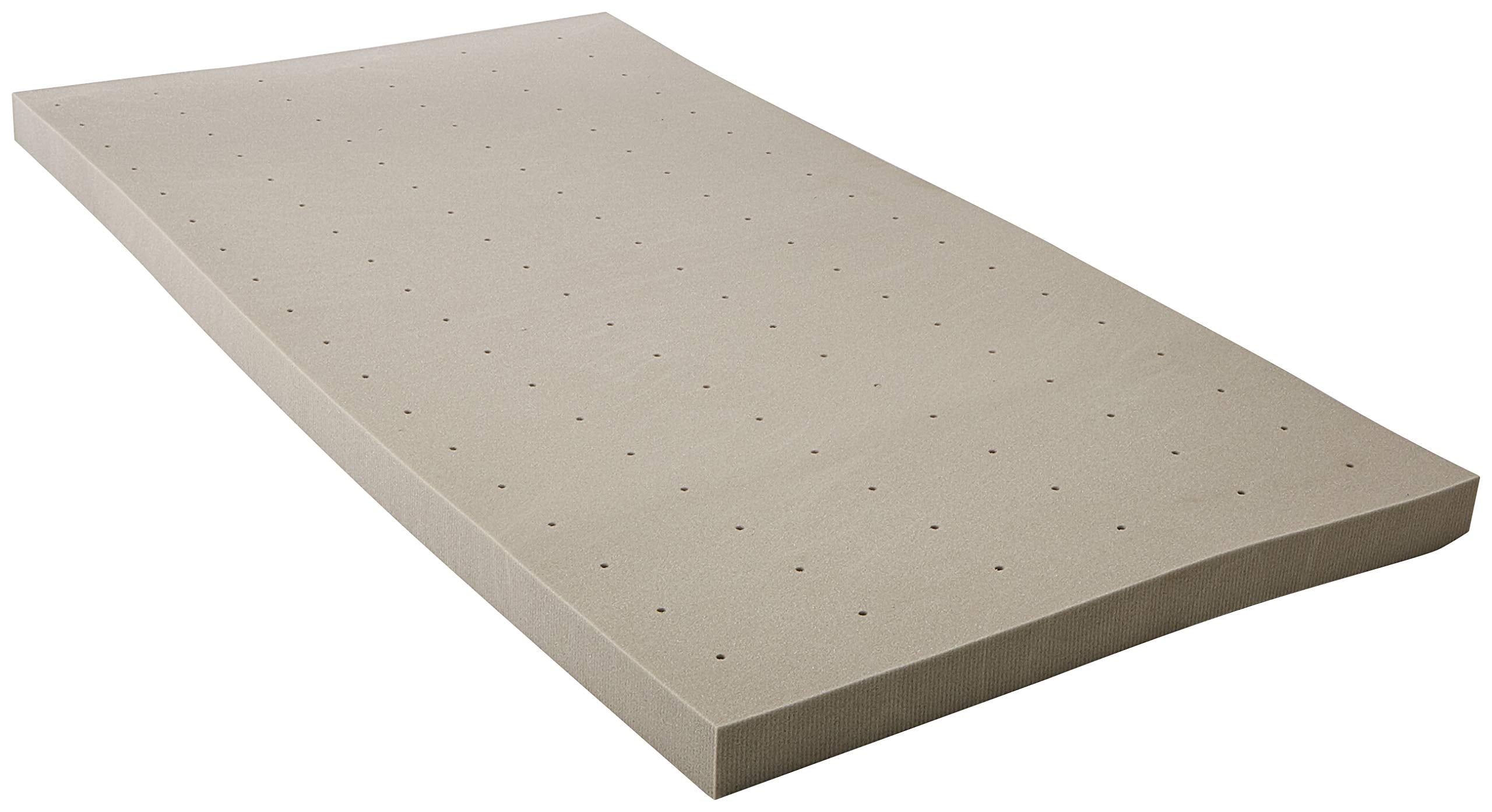 Lucid 3 Inch Mattress Topper Twin - Memory Foam - Bamboo Charcoal Infusion - Cooling Ventilation - Hypoallergenic - CertiPur Cer