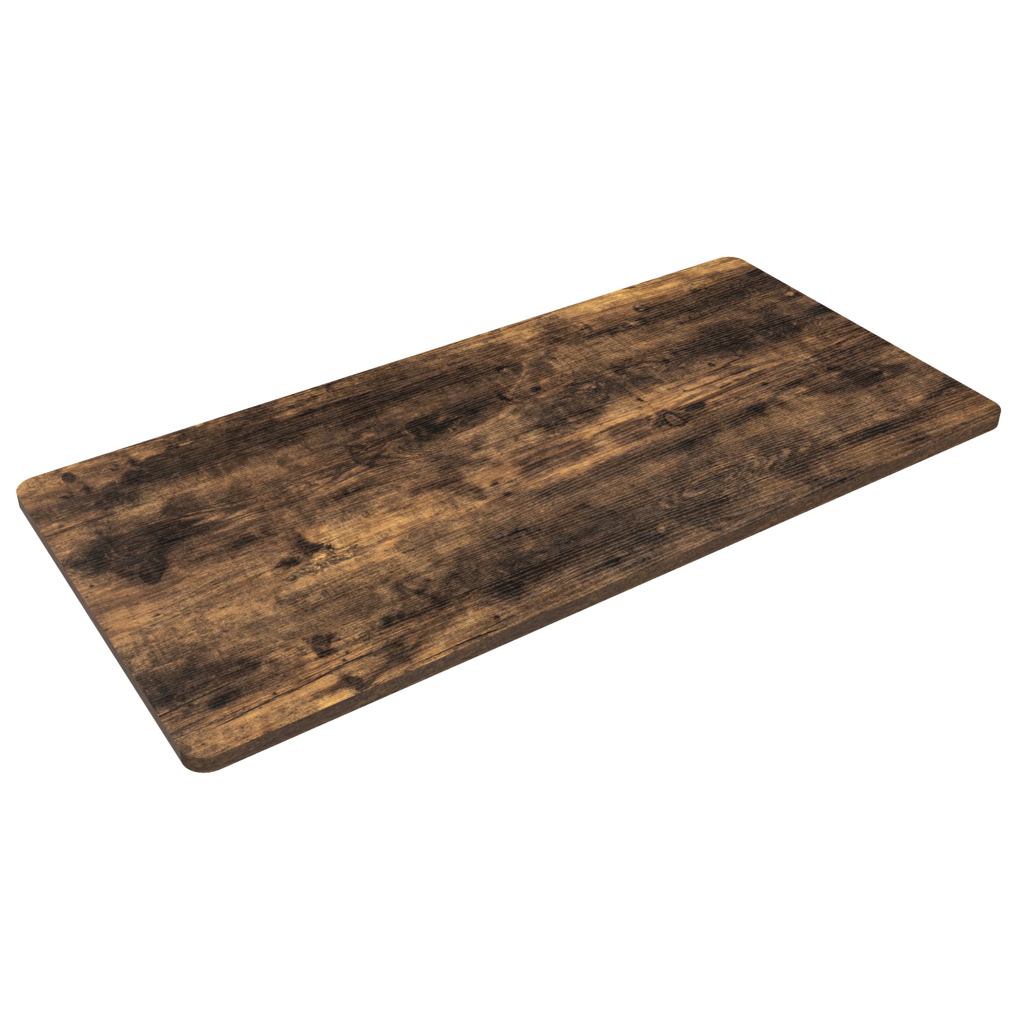 FLEXISPOT Whole Piece 48x24 Desktop 1 Thickness Height Adjustable Desk Rectangular Tabletop Special Walnut Board (48INCH Special