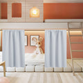 RYB HOME Short Curtains for Living Room Blackout Portable Blinds Shades for Bedroom Bathroom Basement Garage RV Camper Windows, 