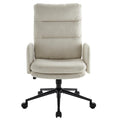 IWMH Swivel Home Office Chair,High-Back Armchair,Makeup Chair with Wheels and Armrests,Height Adjustable Desk Chair Upholstered 