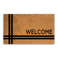 PLUS Haven 17.5x30 Door Mat with Heavy-Duty Backing - Coco Coir Doormat for Outdoor or Indoor Uses - Non-Slip Welcome Mats for E