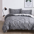OAITE Duvet Cover Set,100% Cotton Comforter Cover with Floral Pattern Duvet Cover Set,Soft Bedding Set Includes with 3 Piece (2 