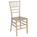 Flash Furniture HERCULES Series Gold Resin Stacking Chiavari Chair