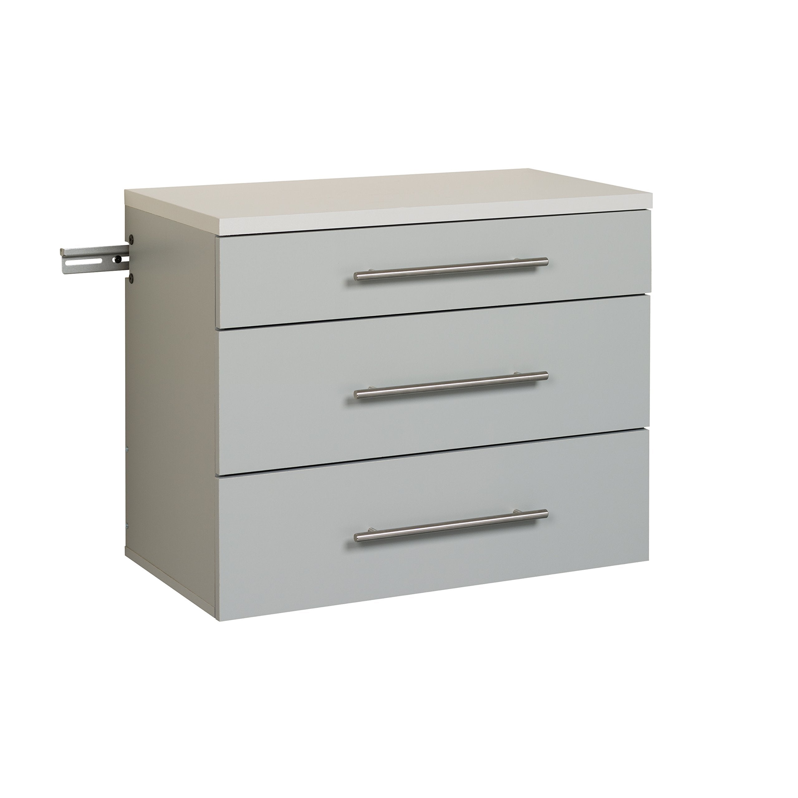 Prepac HangUps 30    Wide Wall Mount 3-Drawer Storage Cabinet, Ideal for Tool Storage, Organization for Garage, Kitchen, Laundry