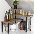 JayRex Countertop Organizer Organization, 3 Tier Moveable Corner Shelf Organizer for Kitchen, Bathroom, Spice Rack, Coffee Area,