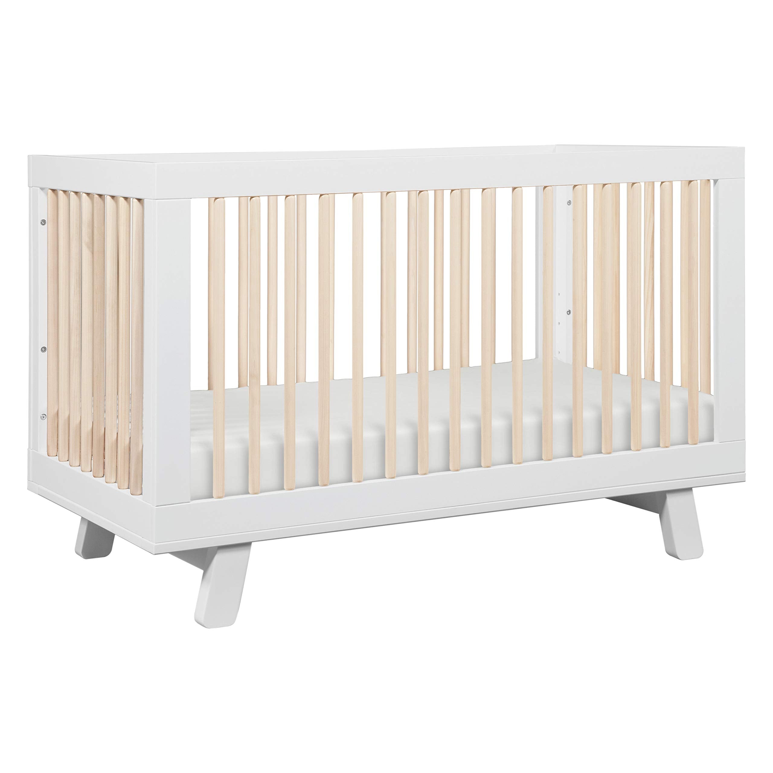 Babyletto Hudson 3-in-1 Convertible Baby Crib with Wooden Toddler Bed & Daybed Conversion - Easy to Assemble & GREENGUARD Gold C