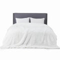 Bedsure Soft Faux Fur Blanket Queen Size - Fluffy, Shaggy Decorative Blanket for Bed, 90x90 Inches, 640 GSM