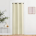 NICETOWN Beige Room Darkening Curtain and Drape Energy Efficient Warmth Solid Grommet Curtain for Office & Classroom (Beige, Sol