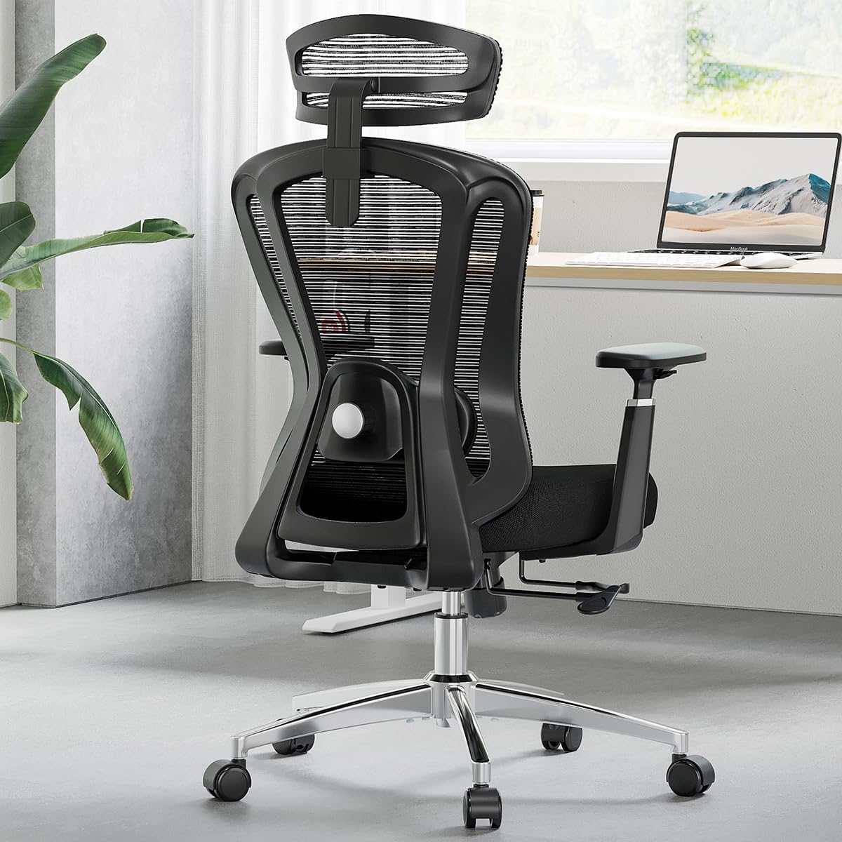 Farini Office Chair Ergonomic Desk Chair, High Back Office Chair with Wheels, Home Office Chair for Heavy People, Office Chair A