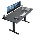 VIVO Electric 71 x 30 in Standing Desk, Memory Height Adjustment, 1B Series, Black Top Black Frame, DESK-KIT-1B7B