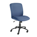 Safco Products Uber Big and Tall High Back Chair 3490BU, Blue, Rated for 24/7 Use, Holds up to 500 lbs. (Optional arms sold sepa