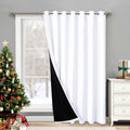 NICETOWN Full Shading Curtain for Patio Door, Super Heavy-Duty Thermal Backing Sliding Glass Door Drape, Privacy Assured Window 