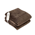 Tefici Electric Heated Blanket Throw, Super Cozy Soft 2-Layer Flannel 50 x 60 Heated Throw with 3 Heating Levels & 4 Hours Auto 