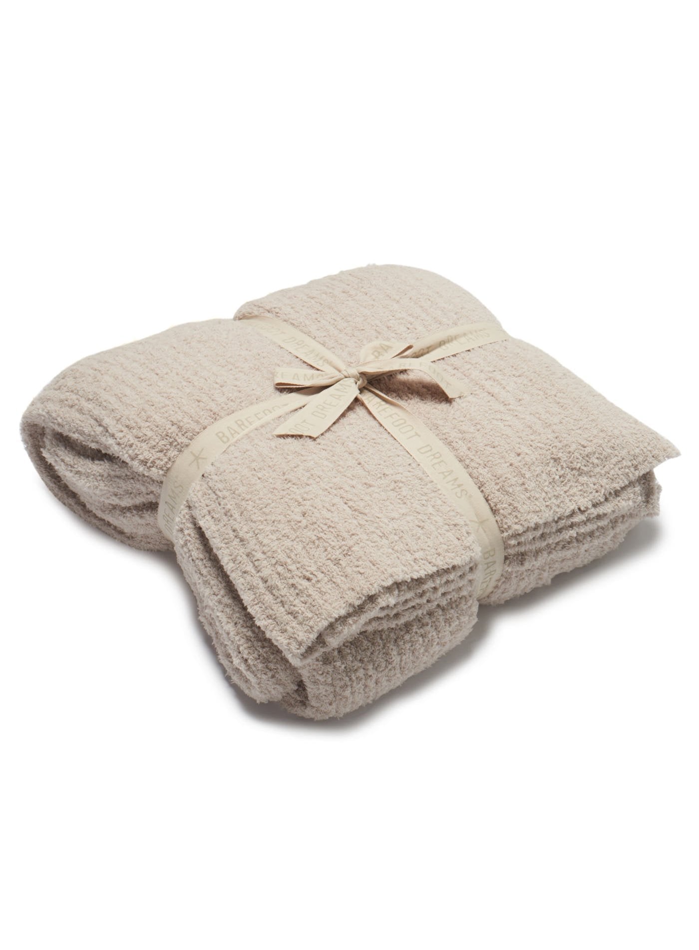Barefoot Dreams CozyChic Ribbed Bed Blanket King Stone