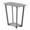Convenience Concepts Graystone End Table with Shelf, Faux Birch/Slate Gray